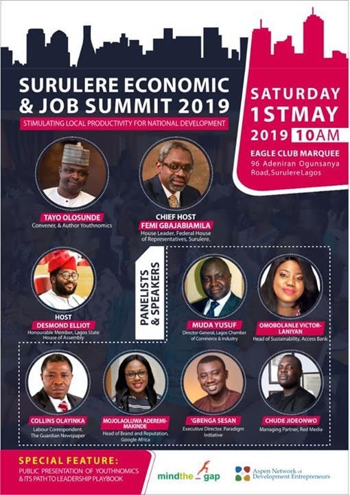 Chude Jideonwo to speak at the Surulere Economic and Job Summit