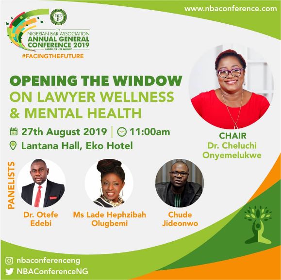 Chude Jideonwo to deliver a speech on promoting mental health in the legal community at NBA annual conference