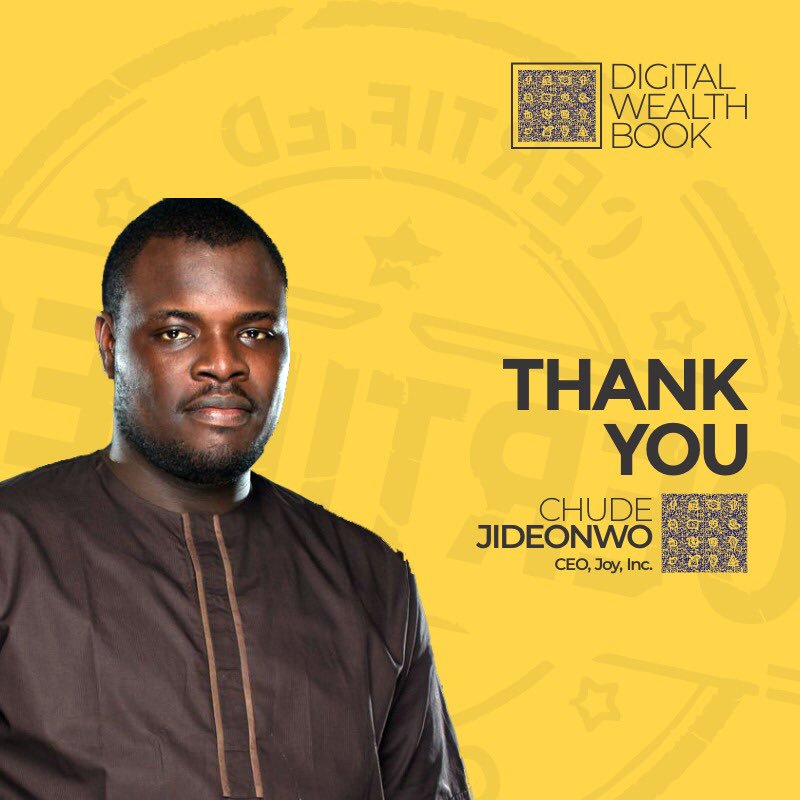 Chude Jideonwo read Digital: The New Code of Wealth at #CODED2019