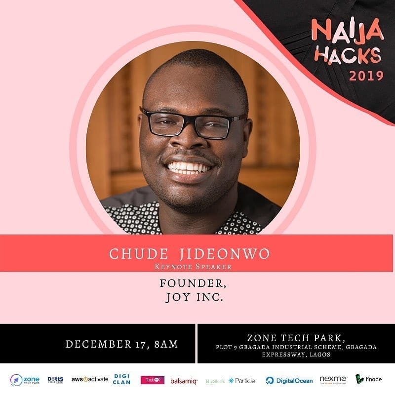 Chude Jideonwo to deliver keynote speech on mental wellbeing at NaijaHacks Hackathon