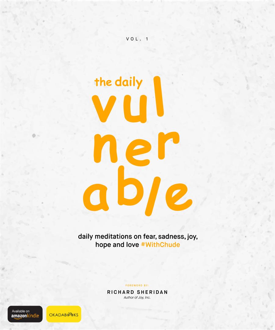 Chude Jideonwo releases his first book on vulnerability, The Daily Vulnerable
