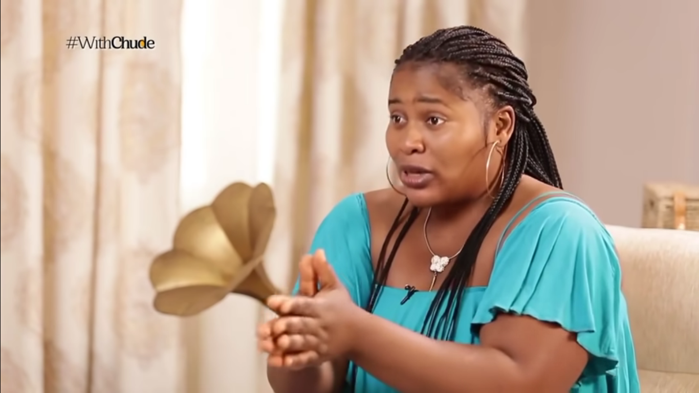“Pastor Iginla, hit me, threw me out of our house and took away my children .” Blessing Joseph sits #WithChude