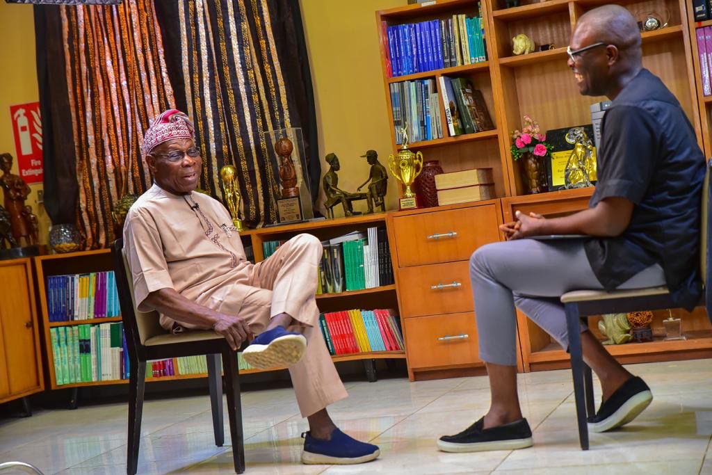 President Olusegun Obasanjo sits with Chude Jideonwo on #WithChude for a Democracy Day Special.  