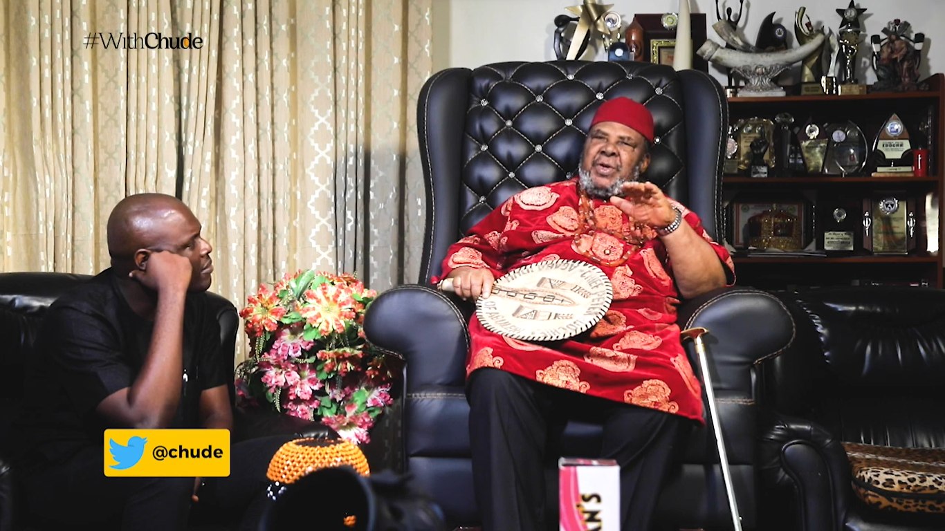‘My wife encouraged me to start acting, after I lost my job’, Pete Edochie shares on #WithChude.