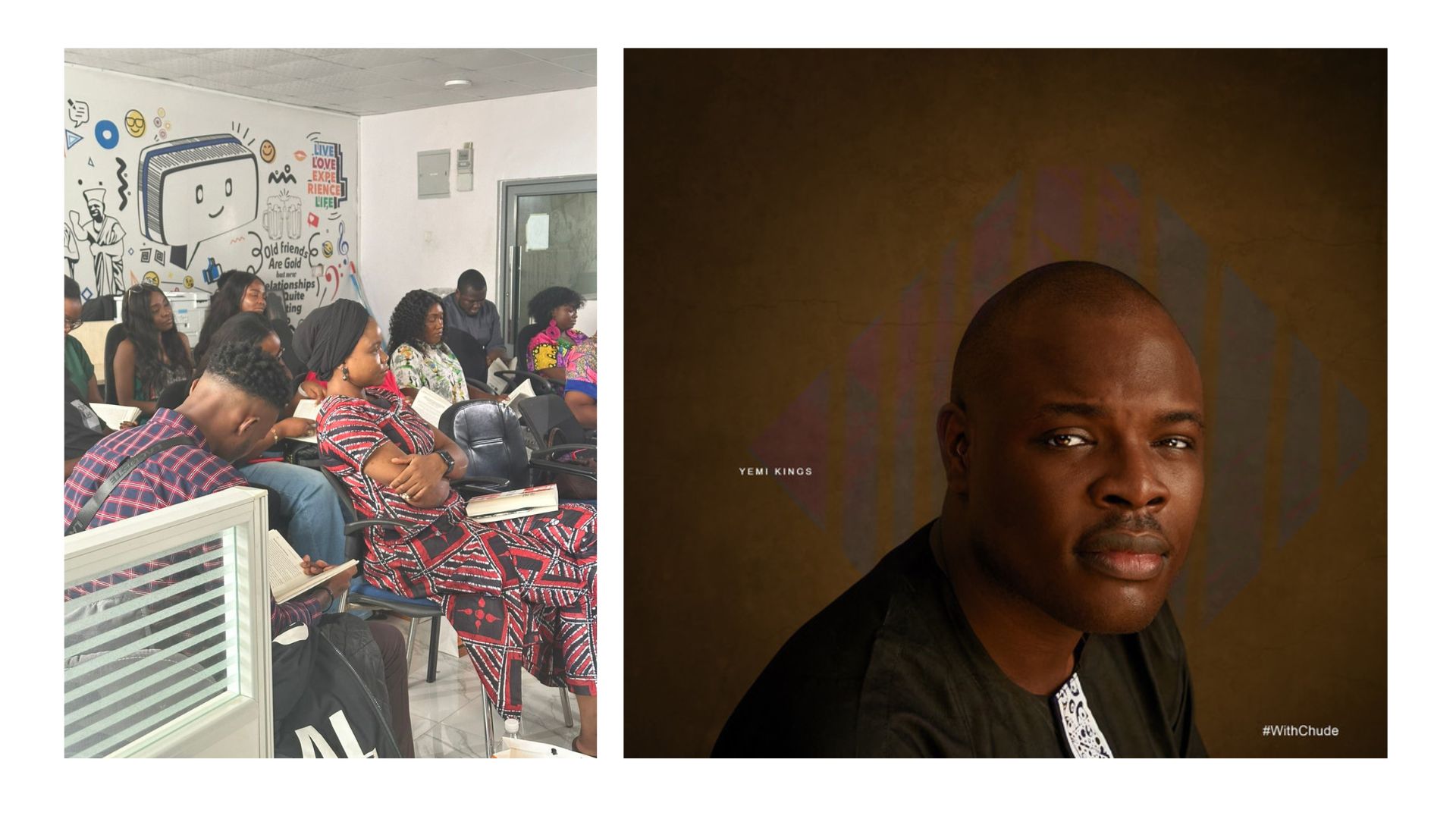 Chude Jideonwo discusses Jay Shetty’s 8 Rules of Love at #ChudesBookClub Physical Meet.