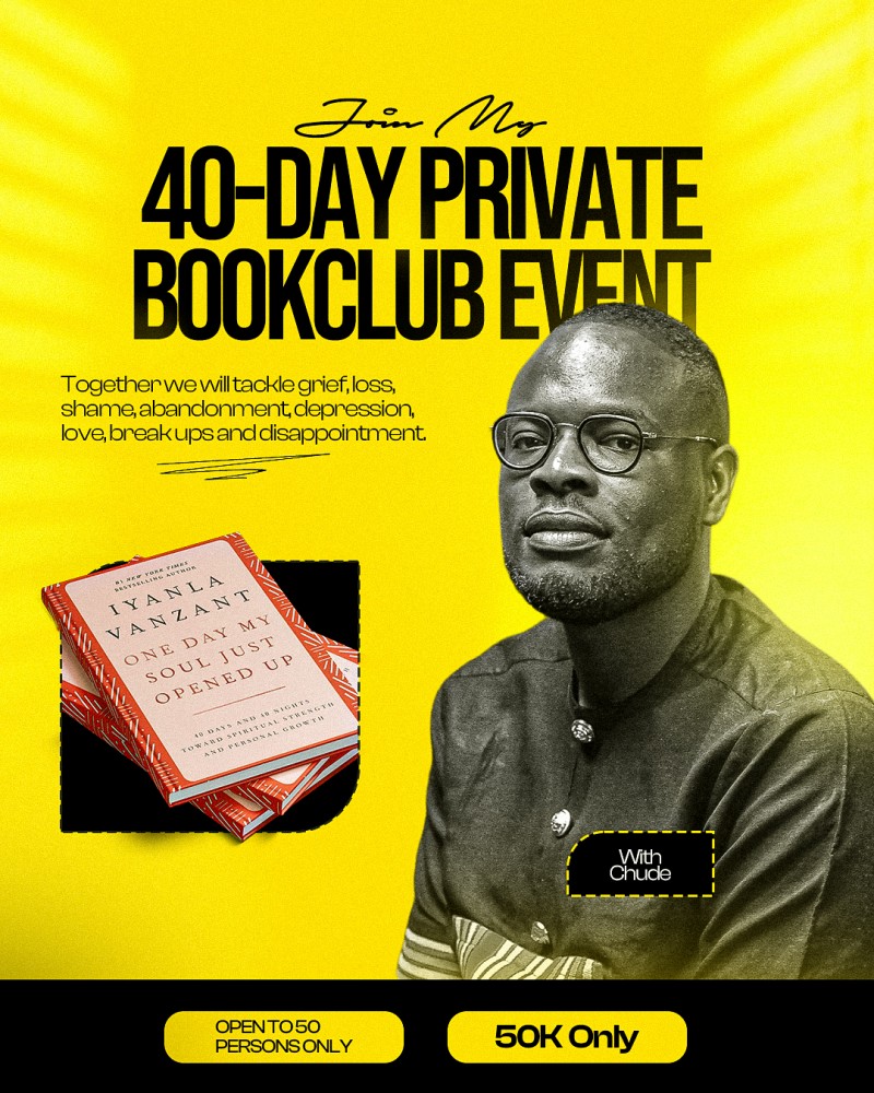 #ChudesBookClub begins a 40-day non-religious devotional in two days.