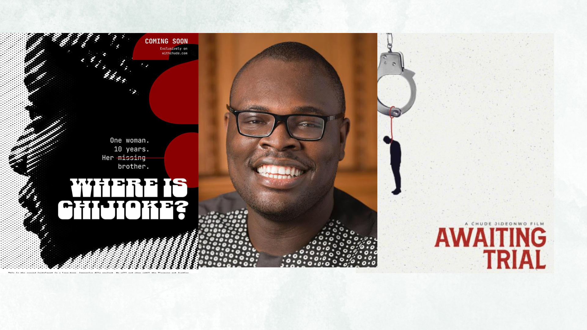 Chude Jideonwo announces special #EndSARS series for October – with 2 documentaries, and 4 special interviews including with Falz and Mr Macaroni