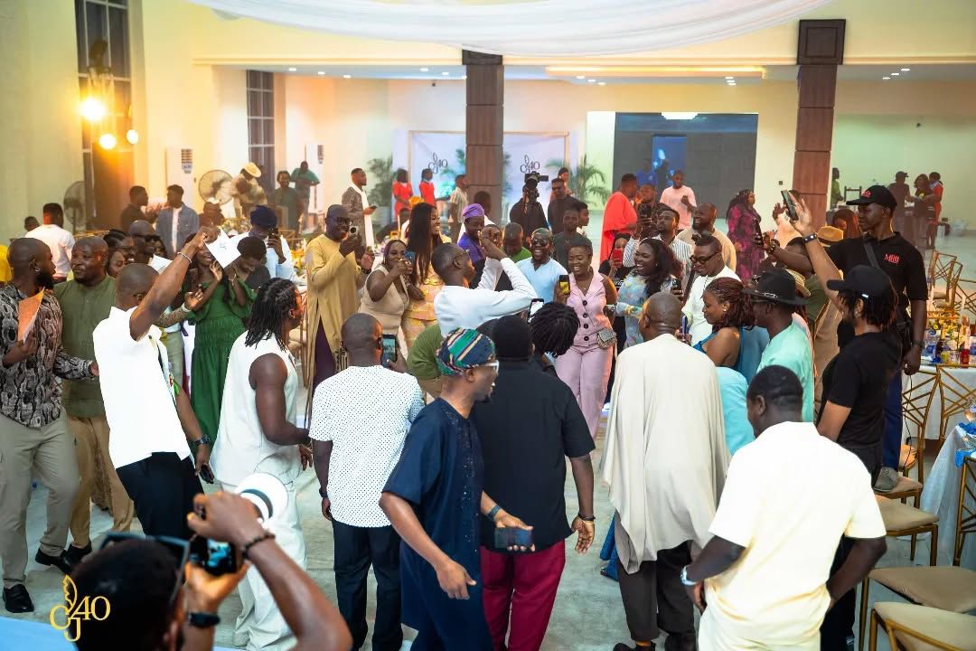 Ex-Staff Surprise Chude Jideonwo with a 40th Birthday Celebration