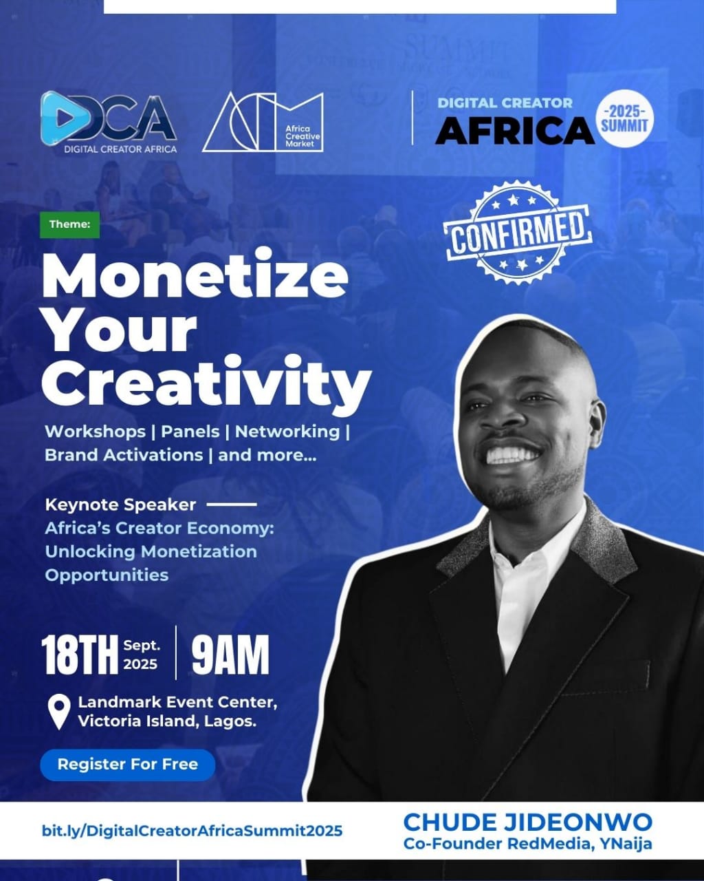 Chude Jideonwo to Deliver  Keynote Address at Digital Creator Africa Summit 2025