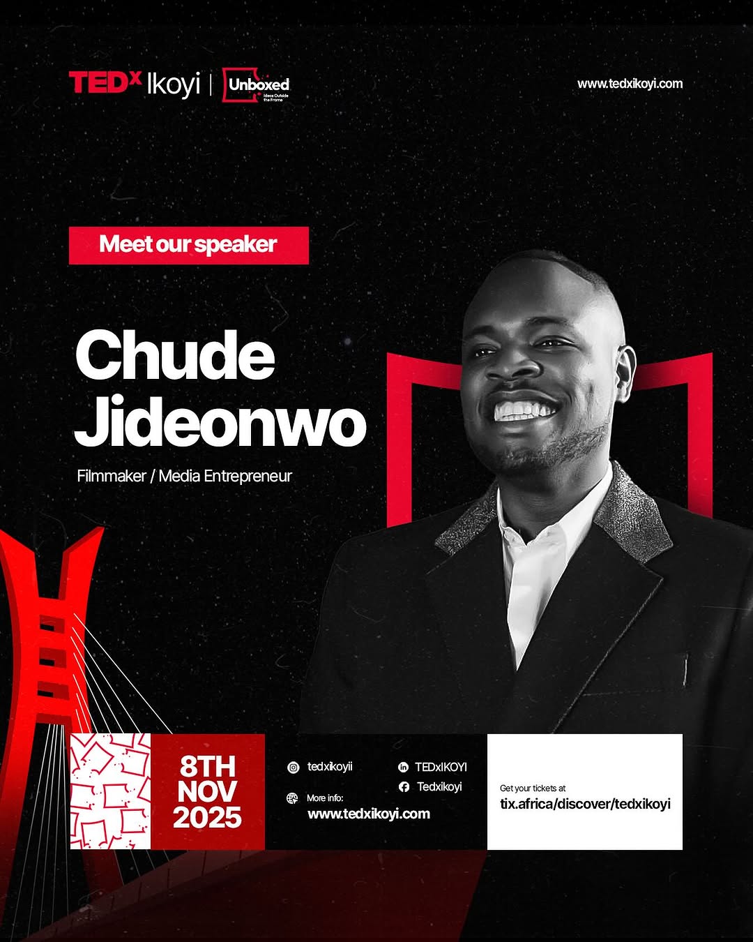 Chude Jideonwo to Speak at TEDxIkoyi 2025