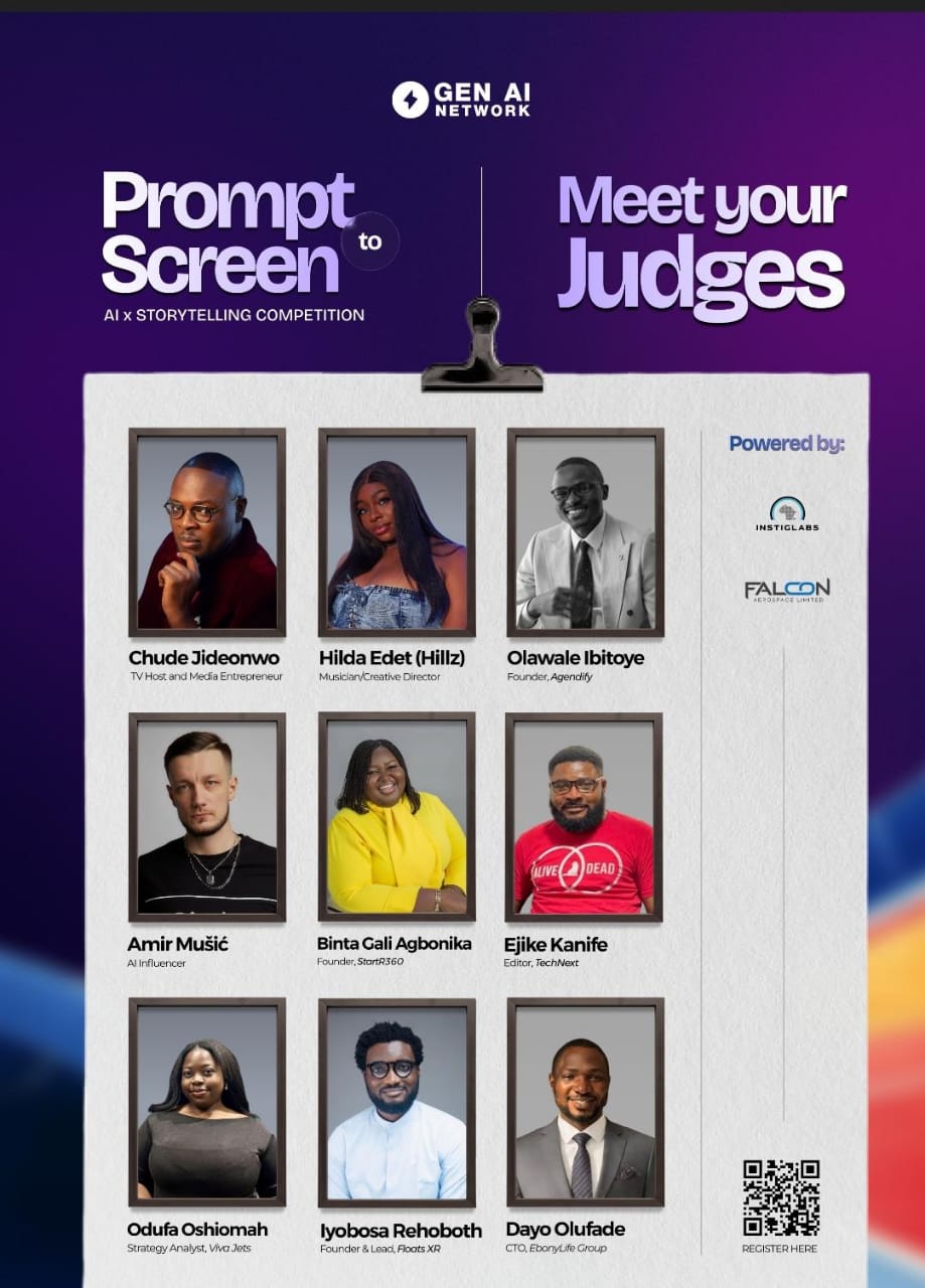 Chude Jideonwo to Deliver Keynote Address and Serve as Judge at the Prompt to Screen: AI x Storytelling Competition Finale