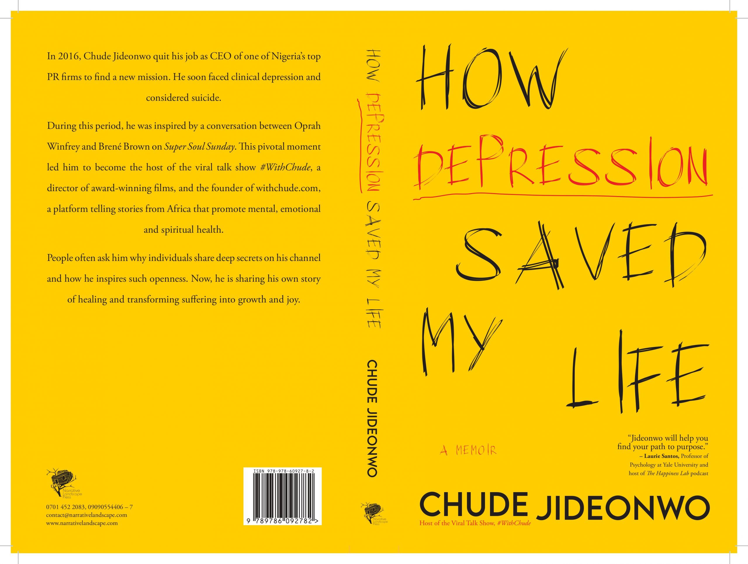 Chude Jideonwo Opens Up About Living With Tourette’s Syndrome in His Best-Selling Memoir “How Depression Saved My Life”