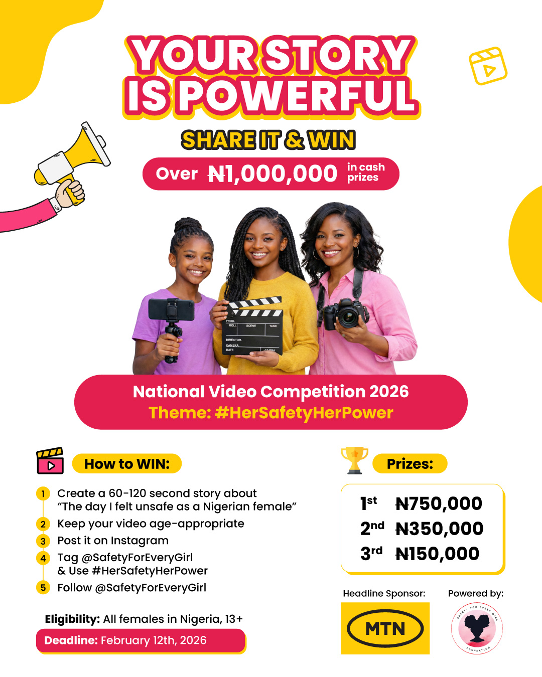 Chude Jideonwo to Serve as Juror for 2026 #HerSafetyHerPower National Storytelling Challenge, Championing Women’s Voices for a Safer Nigeria