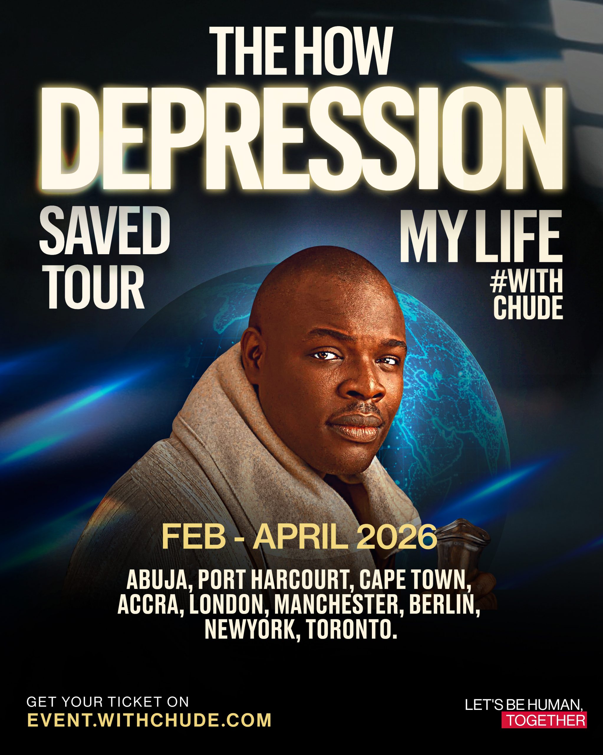 Sold out events in multiple cities! Chude Jideonwo’s ‘How Depression Saved My Life’ book tour visits London, Manchester, Toronto and New York with a message of healing and joy.
