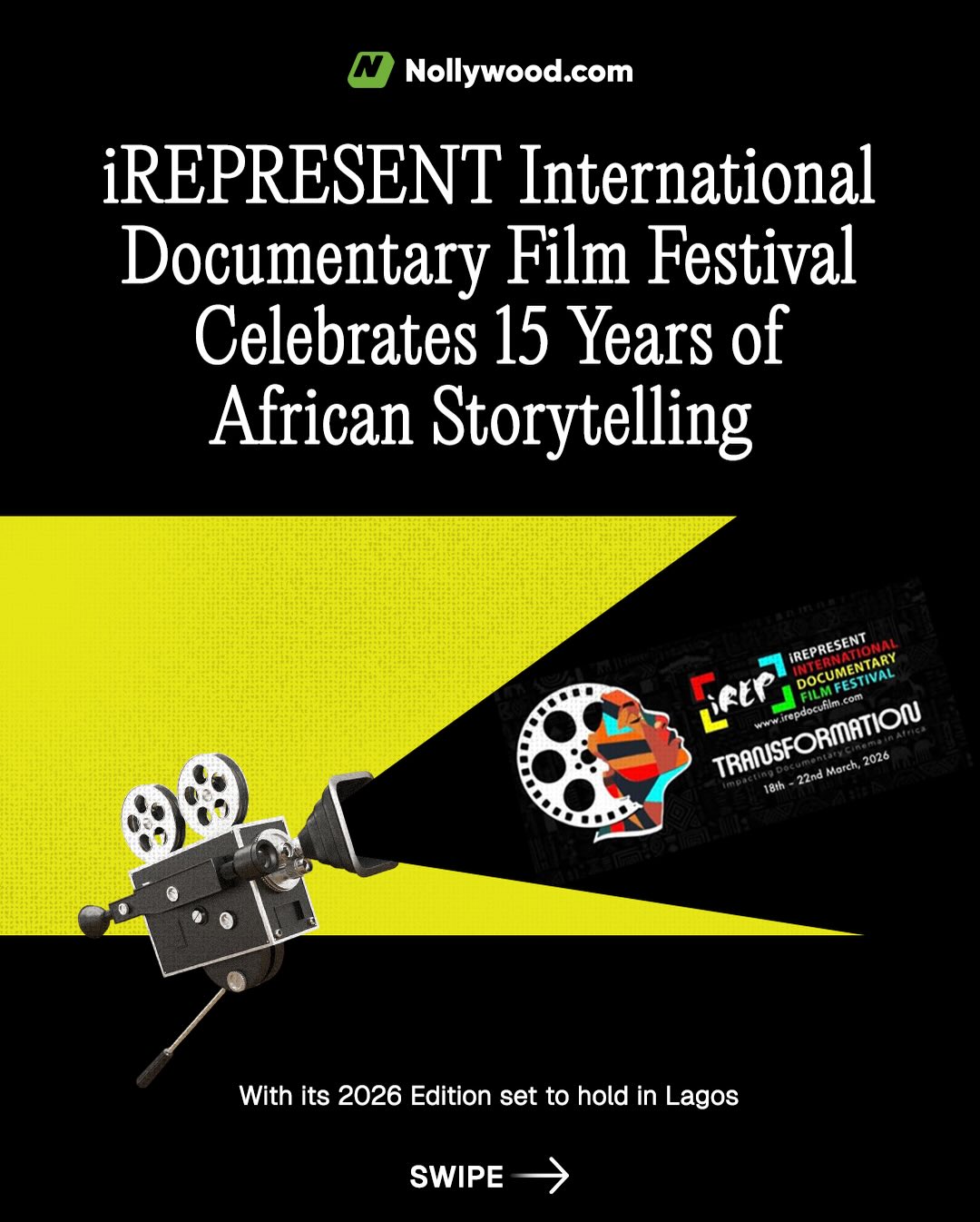 Chude Jideonwo to Moderate at 15th iREPRESENT International Documentary Film Festival 2026